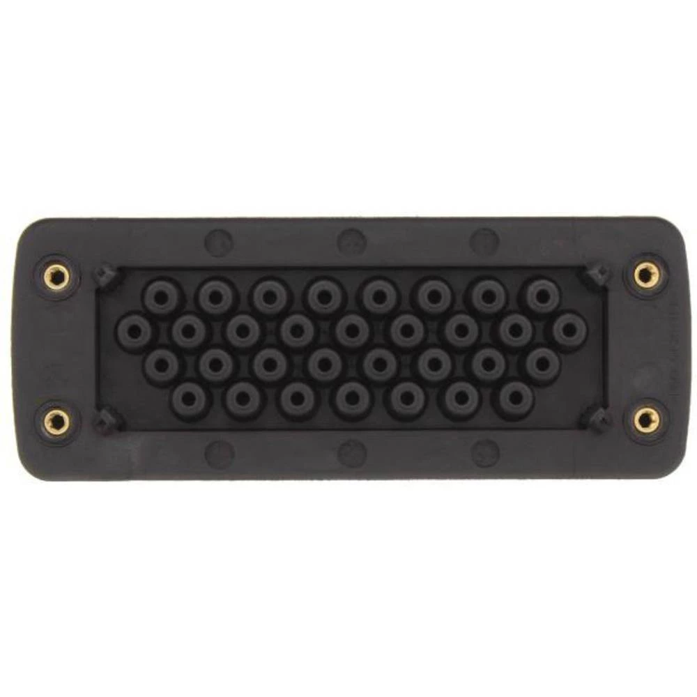 CONTA-CLIP KES-GB 32/24 BK kabelska uvodnica    Debljina ploče (maks.) 2 mm poliamid 6.6 crna 10 St. slika