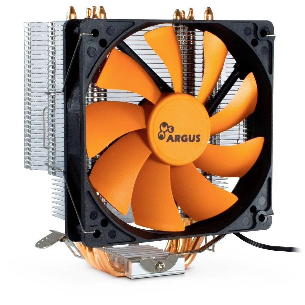Inter-Tech Argus SU-260 procesorski hladnjak 12 cm crni, narančasti Inter-Tech Argus SU-260 CPU hladnjak sa ventilatorom slika