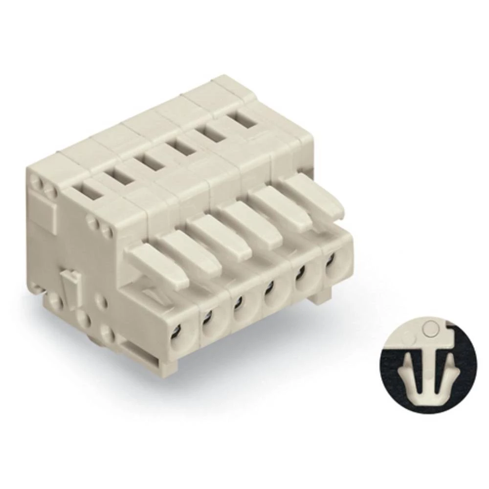 WAGO kućište kabelske utičnice 734 Ukupan broj polova 3 Raster: 3.50 mm 734-103/008-000 200 kom. slika