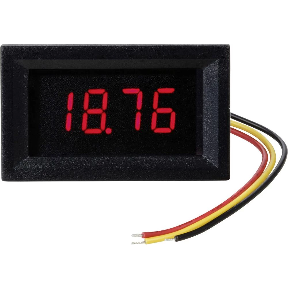 TRU COMPONENTS TC-VL4D-RED digitalni ugradbeni mjerni uređaj slika