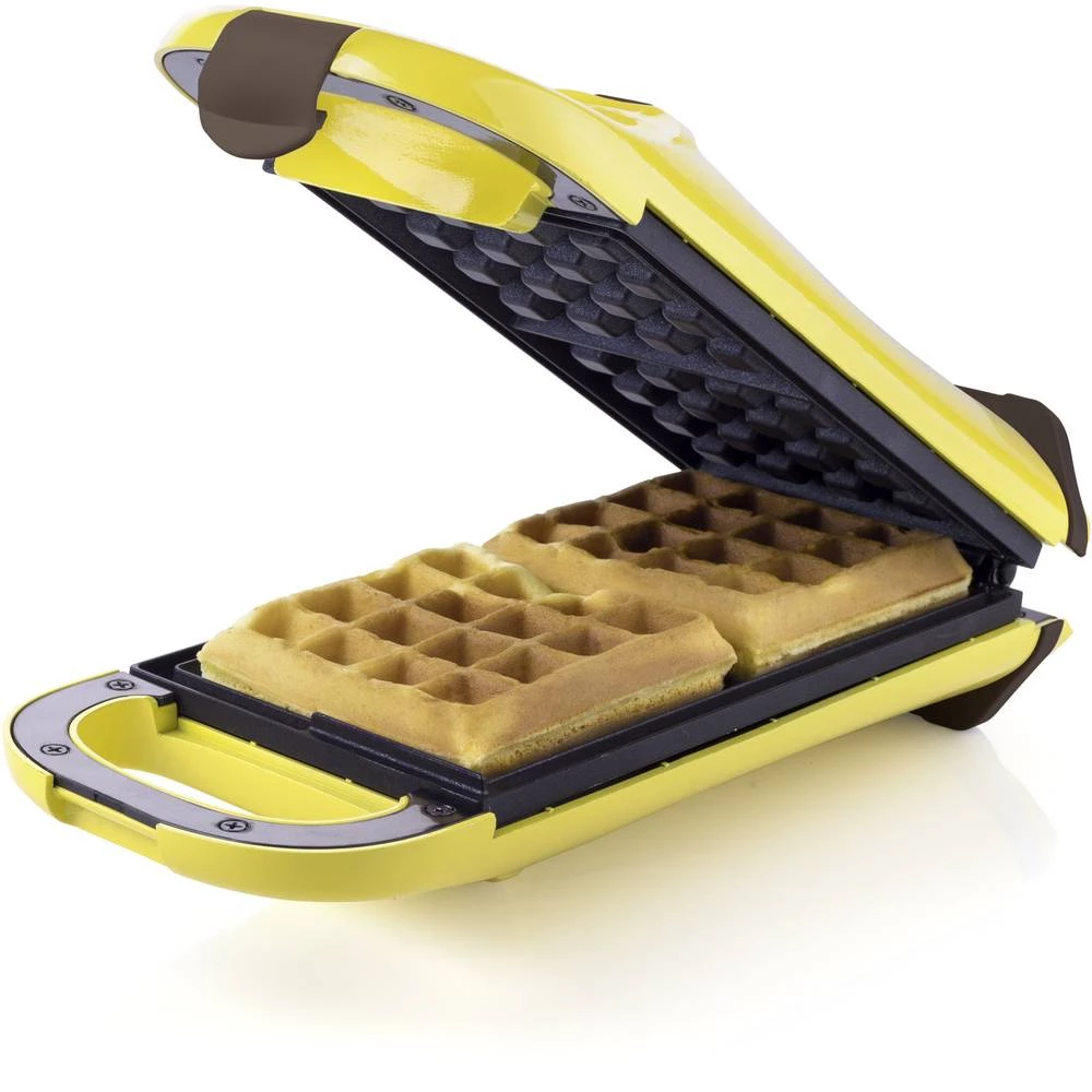 Uređaj za pečenje vafli Princess Flip Žuta, Crna slika