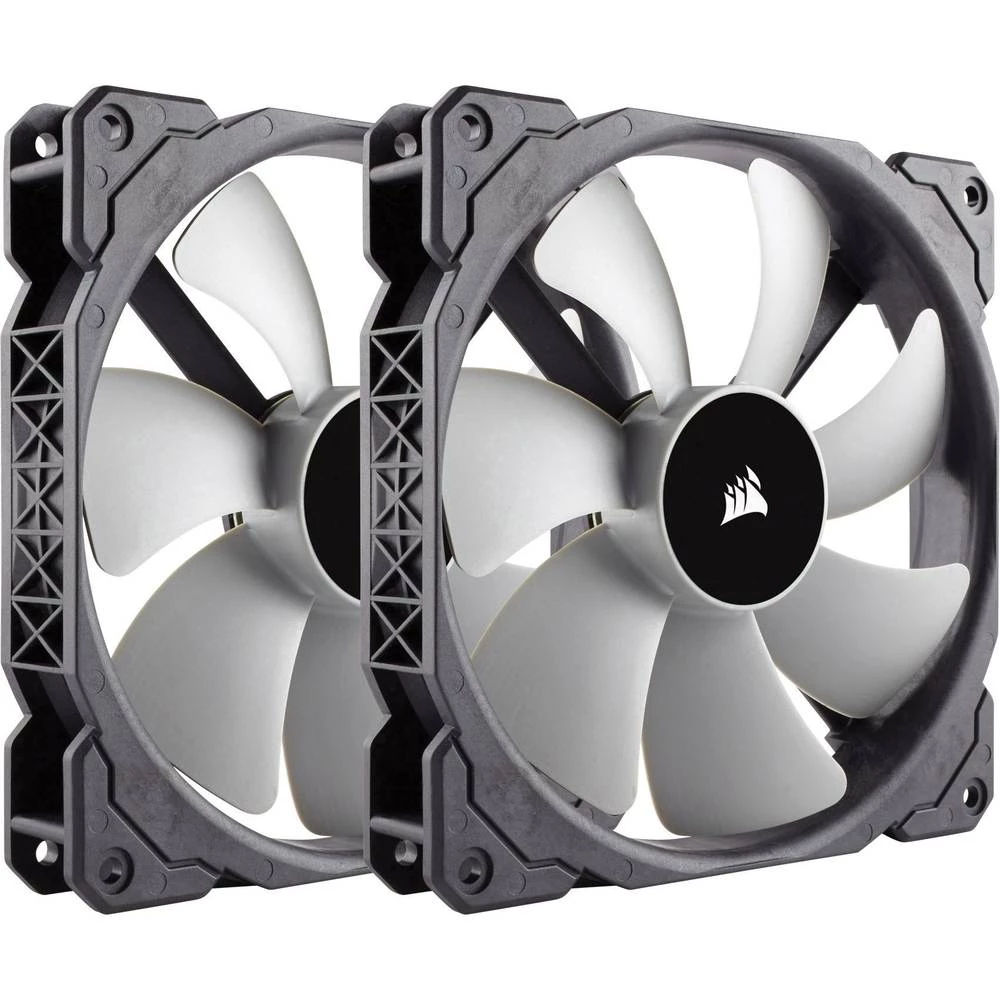 Ventilator za PC kućište Corsair 2x ML140 PWM Crna (Š x V x d) 140 x 140 x 25 mm slika