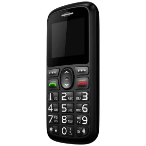 Roxx W 60 AZ senior mobilni telefon stanica za punjenje, sos ključ crna slika