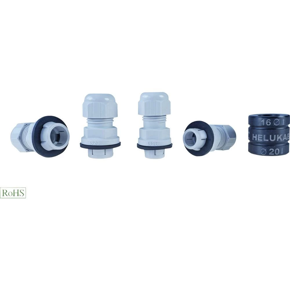 Helukabel 908062 kabelska uvodnica  M16  poliamid crna (RAL 9005) 50 St. slika