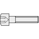 Cilindrični vijak TOOLCRAFT, M1.4, 6mm, inbus, DIN 912, ISO 4762, galvanizirani