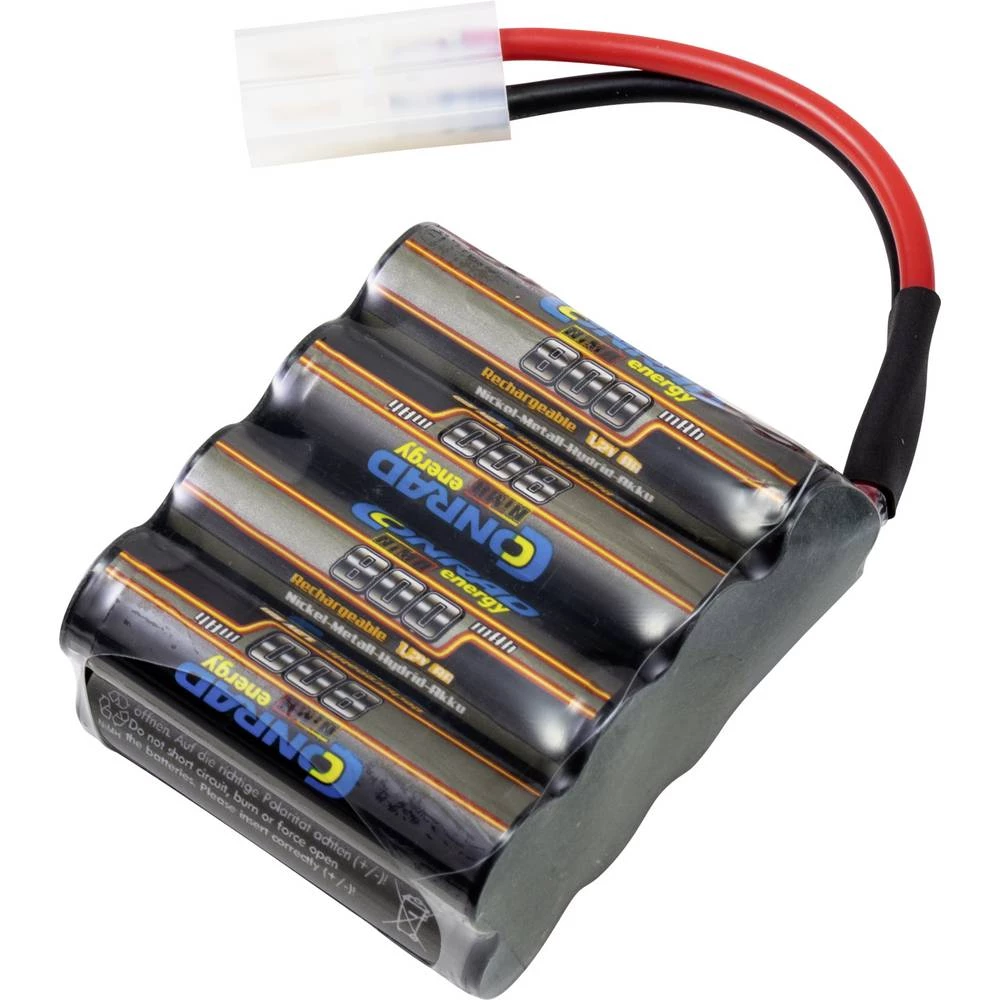 Conrad energy NiMH akumulatorski paket za modele 9.6 V 800 mAh Broj ćelija: 8 blok tamiya slika
