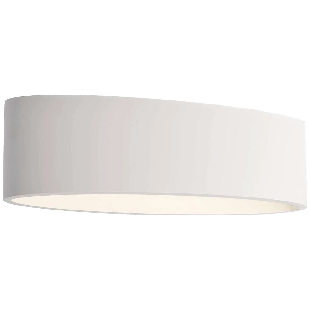 Nadgradna zidna svjetiljka, Surface, Caroline, E27, gips, bijela (može se bojati) Deko Light Caroline Caroline nadgradna zidna svjetiljka E27  60 W  bijela slika