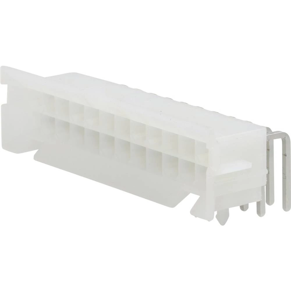 Molex 15246240 Mini-Fit BMI Header, Dual Row, Right-Angle, with Snap-in Plastic Peg PCB Lock, 24 Circuits, PA Polyamide slika