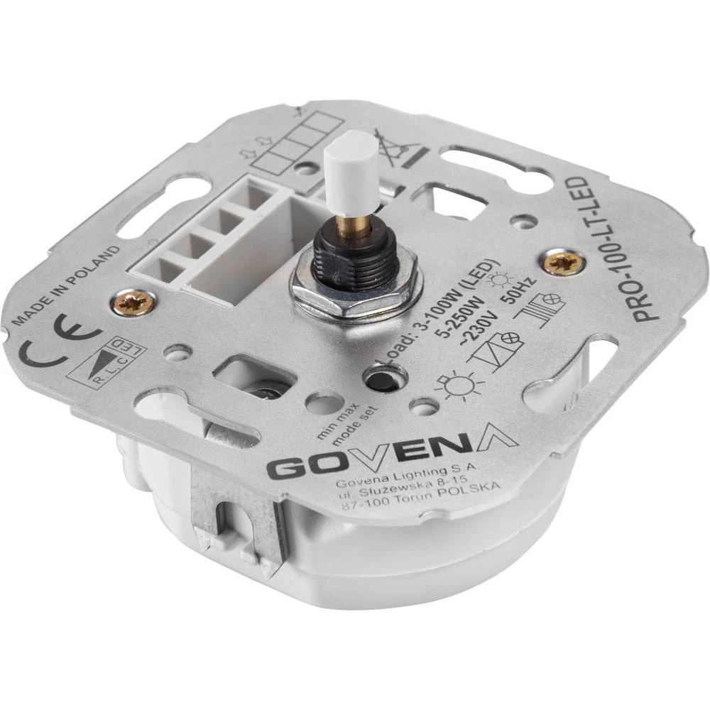 okretni prigušivač svjetla Prikladno za žarulje: led žarulja, halogena žarulja, žarulja, fluorescentna žarulja, štedna žarulja G slika