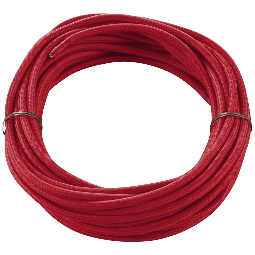 SLV Textilkabel 961276 priključni kabel     crvena slika