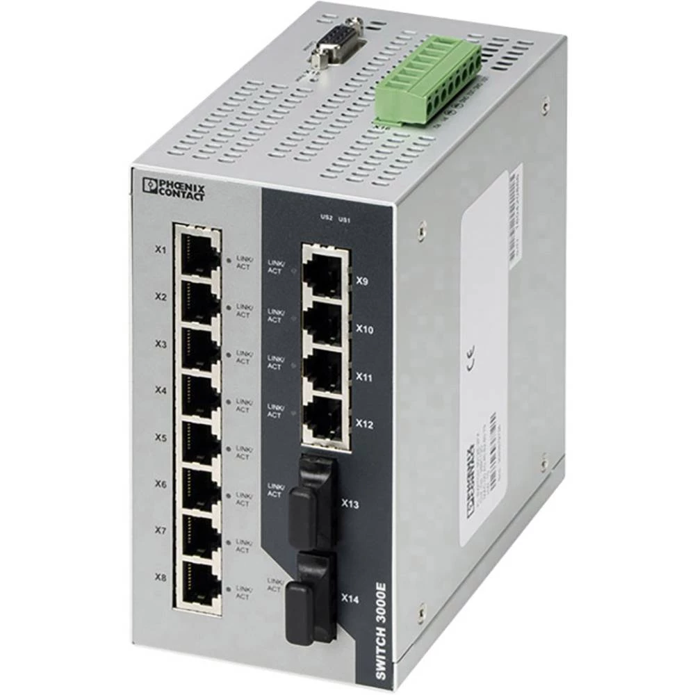Industrijski eternetski preklopnik Phoenix Contact FL SWITCH 3012E-2FX slika