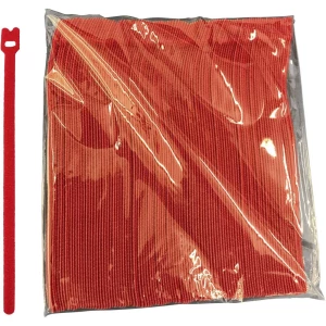 Prianjajuća kabelska vezica Za povezivanje Grip i mekana vunena tkanina (D x Š) 200 mm x 7 mm Crvena Fastech ETK-7-200-1339 1 ST slika