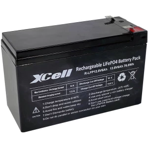 XCell 12.8-6 specijalni akumulatori LiFePo blok plosnati utikač lifepo 4 12.8 V 6000 mAh slika