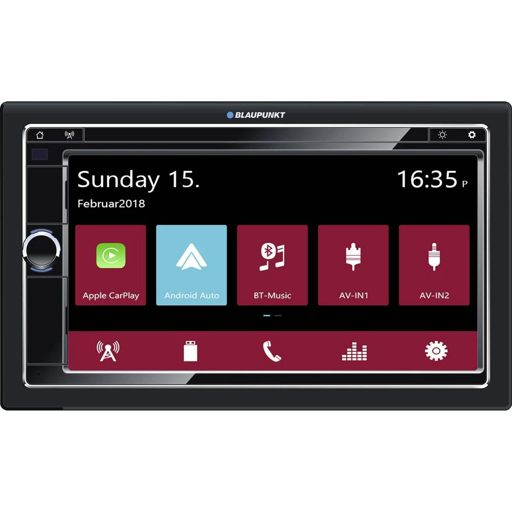 Blaupunkt Oslo 590 DAB dvostruki DIN multimetijski player DAB + tuner, Bluetooth® telefoniranje slobodnih ruku, priključ slika
