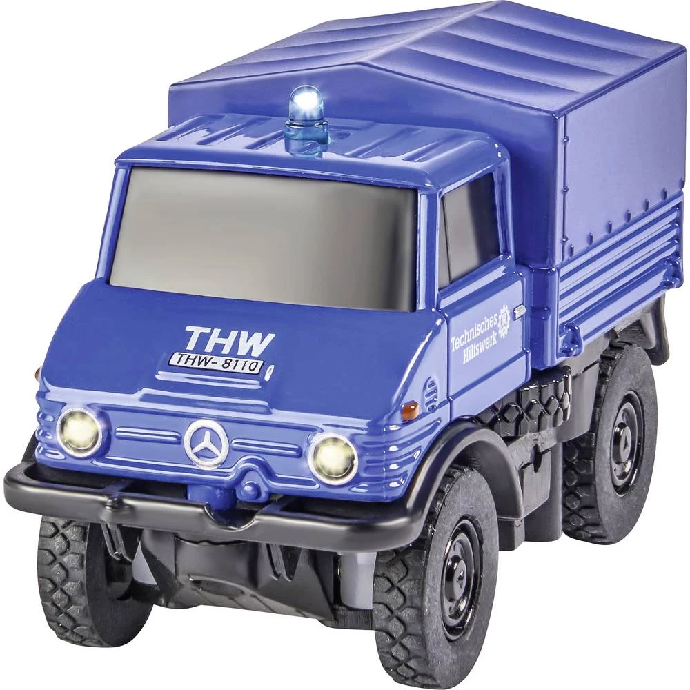 Carson Modellsport 504138 MB Unimog U406 THW 1:87 rc model automobila električni vozilo hitne službe uklj. baterija, p slika