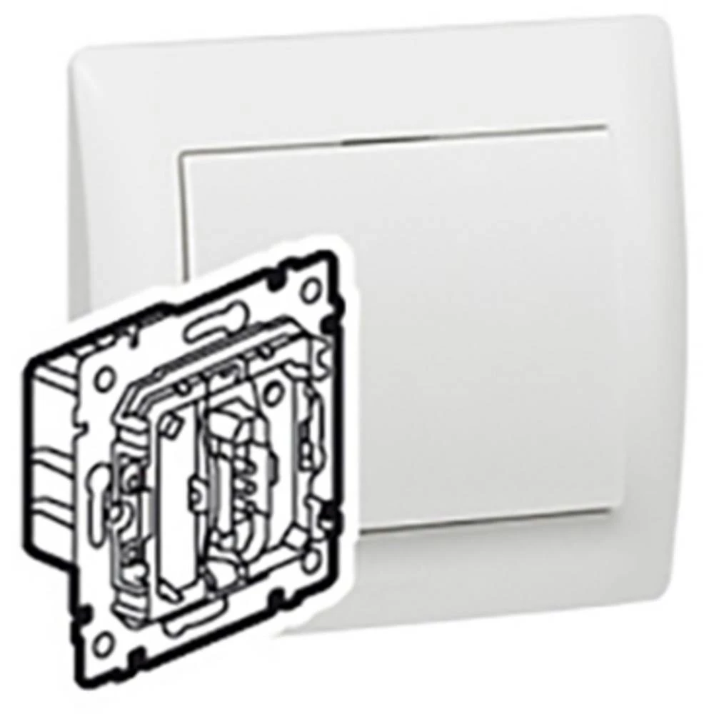 Legrand   instalacijski prekidač Galea / Pro21 siva 775750 slika