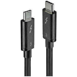LINDY Thunderbolt™ kabel Thunderbolt™ 3 USB-C™ utikač, USB-C™ utikač 0.8 m crna  41558 slika