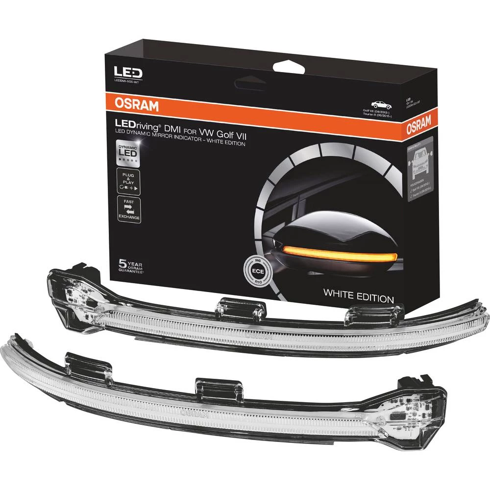 Žmigavac LEDriving&reg; Golf VII - White Edition LED diode Osram Auto (D x Š x V) 35 x 30 x 270 mm Bijela slika