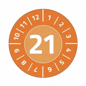 Avery-Zweckform 6944-2021 inspekcijska naljepnica  2021 narančasta samoljepljiva folija, koja se ne može ukloniti (Ø) 30 mm 30 mm   1 Set slika