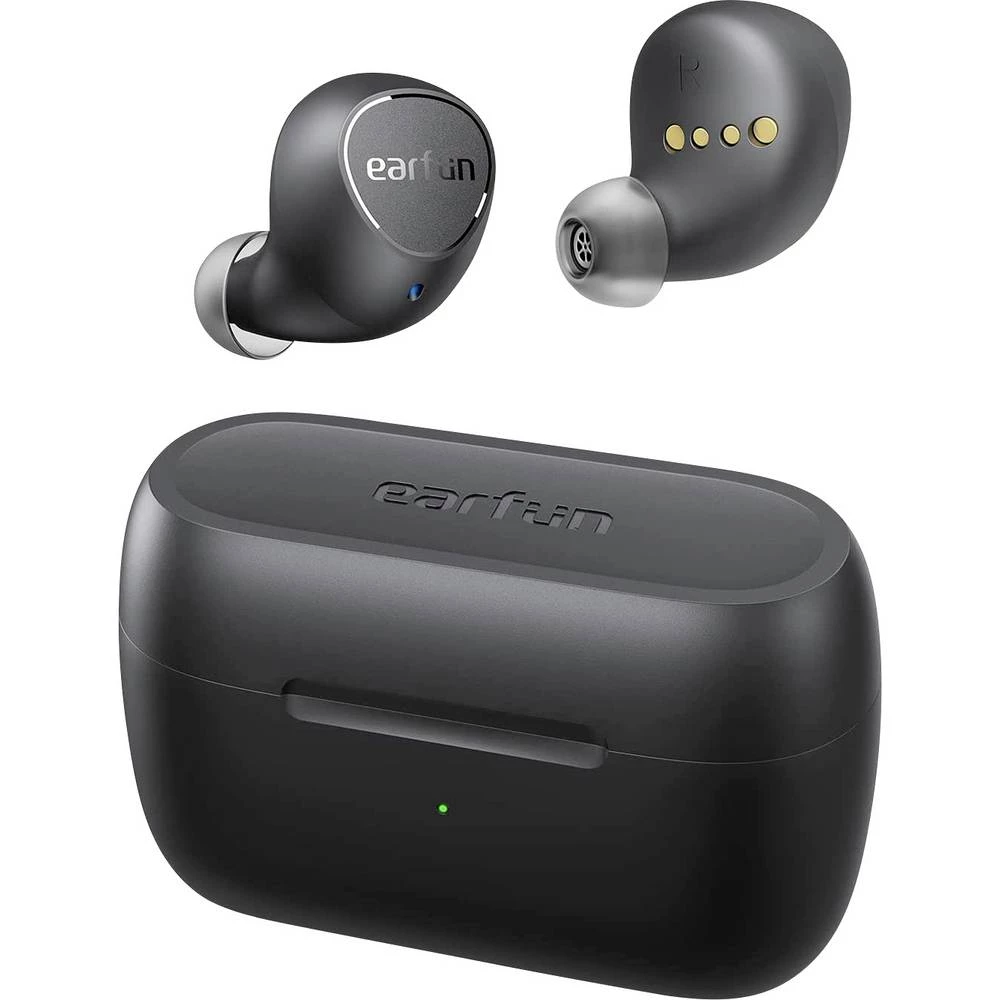 EarFun    Free 2    Bluetooth®    HiFi    in ear slušalice    u ušima    slušalice s mikrofonom, kontrola glasnoće, poništavanje buke, vodoodbojne    crna slika