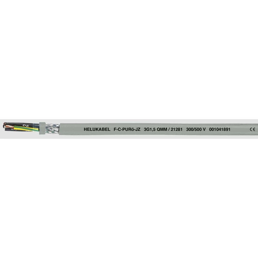 Helukabel F-C-PURö-JZ kontrolni vod 3 G 0.75 mm² siva 21228-1000 1000 m slika