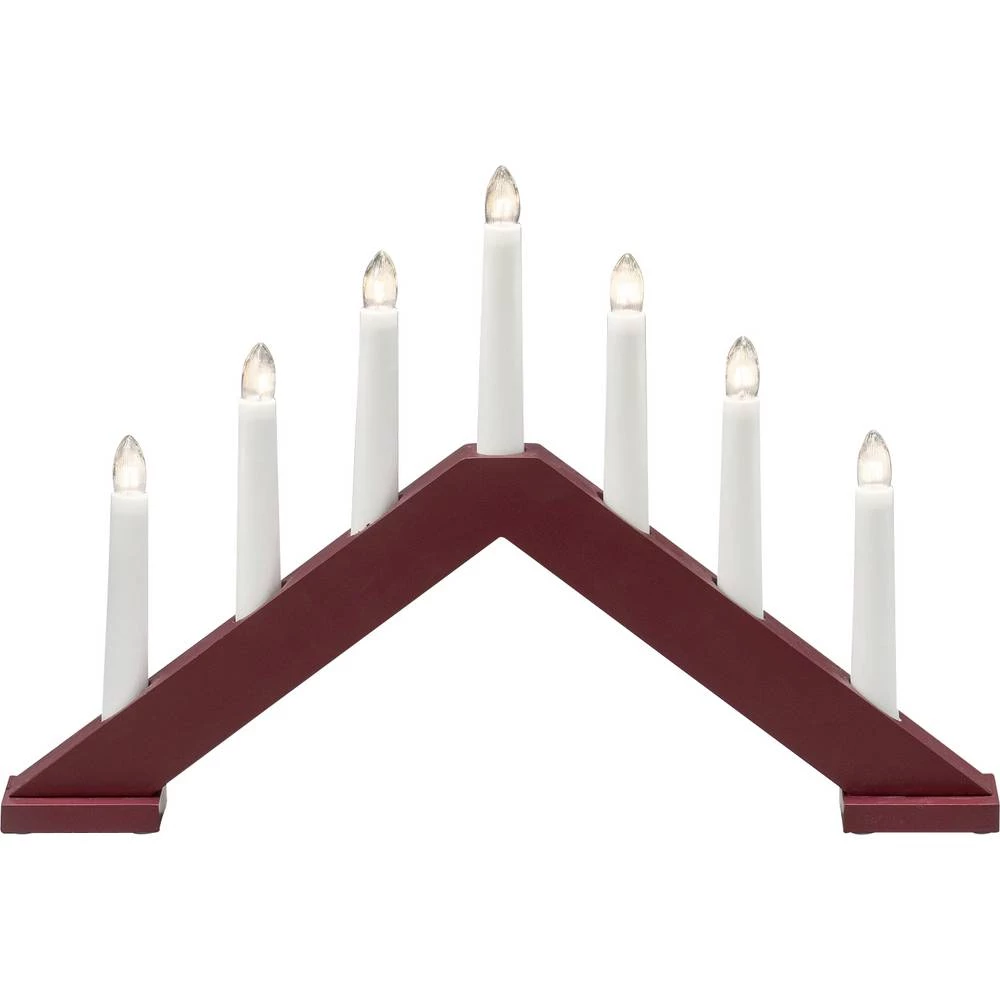 Konstsmide 3985-525 LED silueta piramida toplo bijela LED tamnocrvena <br slika