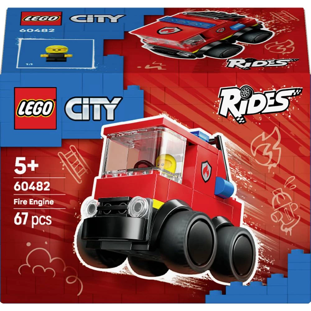 60482 LEGO® CITY Cool Racers – Vatrogasno vozilo (60482); Set za gradnju slika