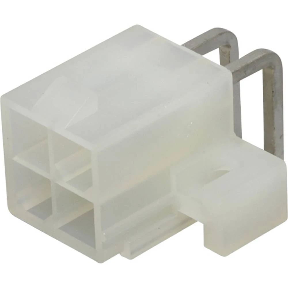 Molex 39291048 Mini-Fit Jr. Header, Dual Row, Right-Angle, with PCB Mounting Flange, 4 Circuits, PA Polyamide Nylon 6/6 slika
