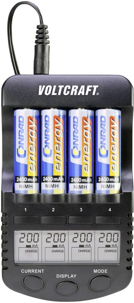 Punjač za okrugle baterije NiMH, NiCd VOLTCRAFT CC-1 Mignon (AA), Micro (AAA) slika
