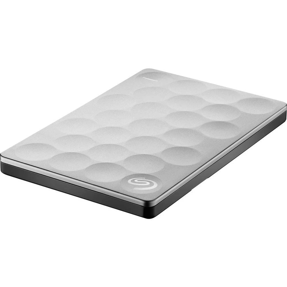 Vanjski tvrdi disk 6,35 cm (2,5 inča) (recertificiran) 2 TB Seagate Ultra Slim Platinasta USB 3.0 slika