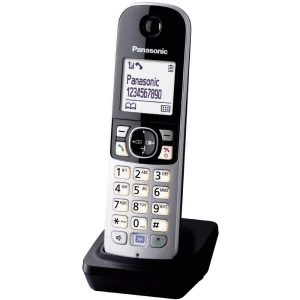 DECT bežični telefon Panasonic KX-TGA681EXB crne boje, srebrne boje