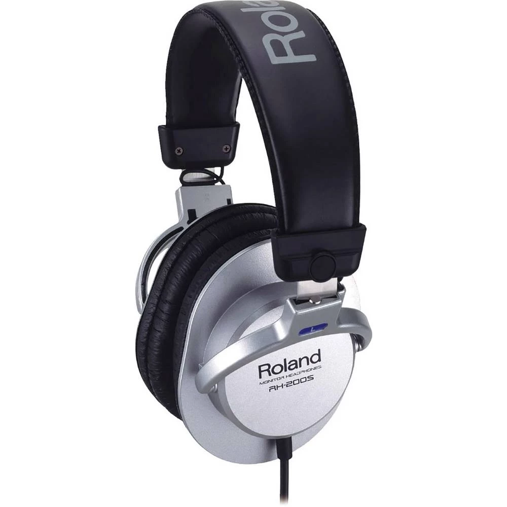 Studijske Over Ear slušalice Roland RH-200S Preko ušiju Sklopive, Okretni jastučiči za uši Srebrna slika