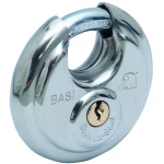 Lokot 70 mm Basi 6100-7001-704 Srebrna Zaključavanje s ključem