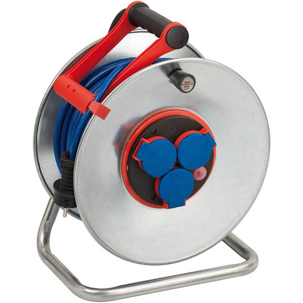 Brennenstuhl 1199930 Kabelski bubanj 50 m Plava boja Sigurnosni utikač slika