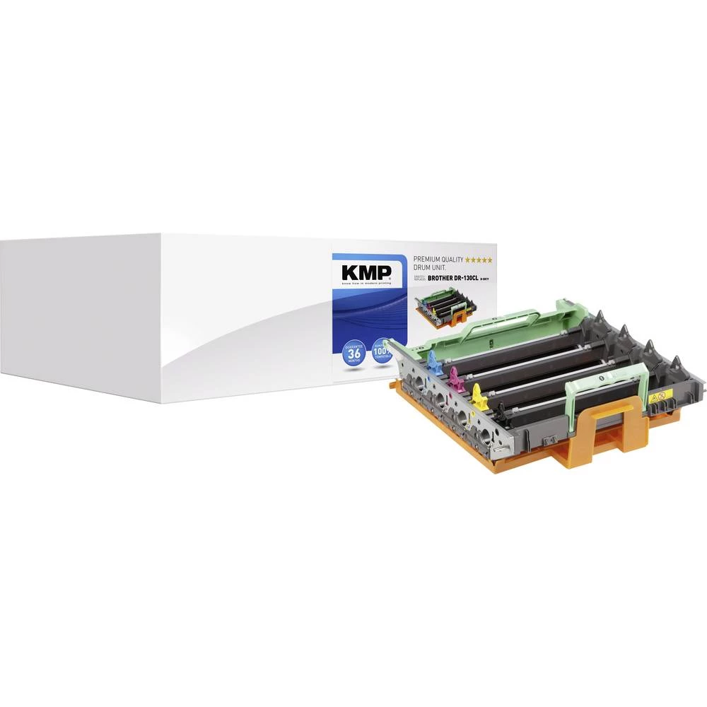 KMP Toner zamijena Brother DR-130CL, DR130CL Kompatibilan Crn, Cijan, Purpurno crven, Žut 17000 Stranica B-DR19 slika