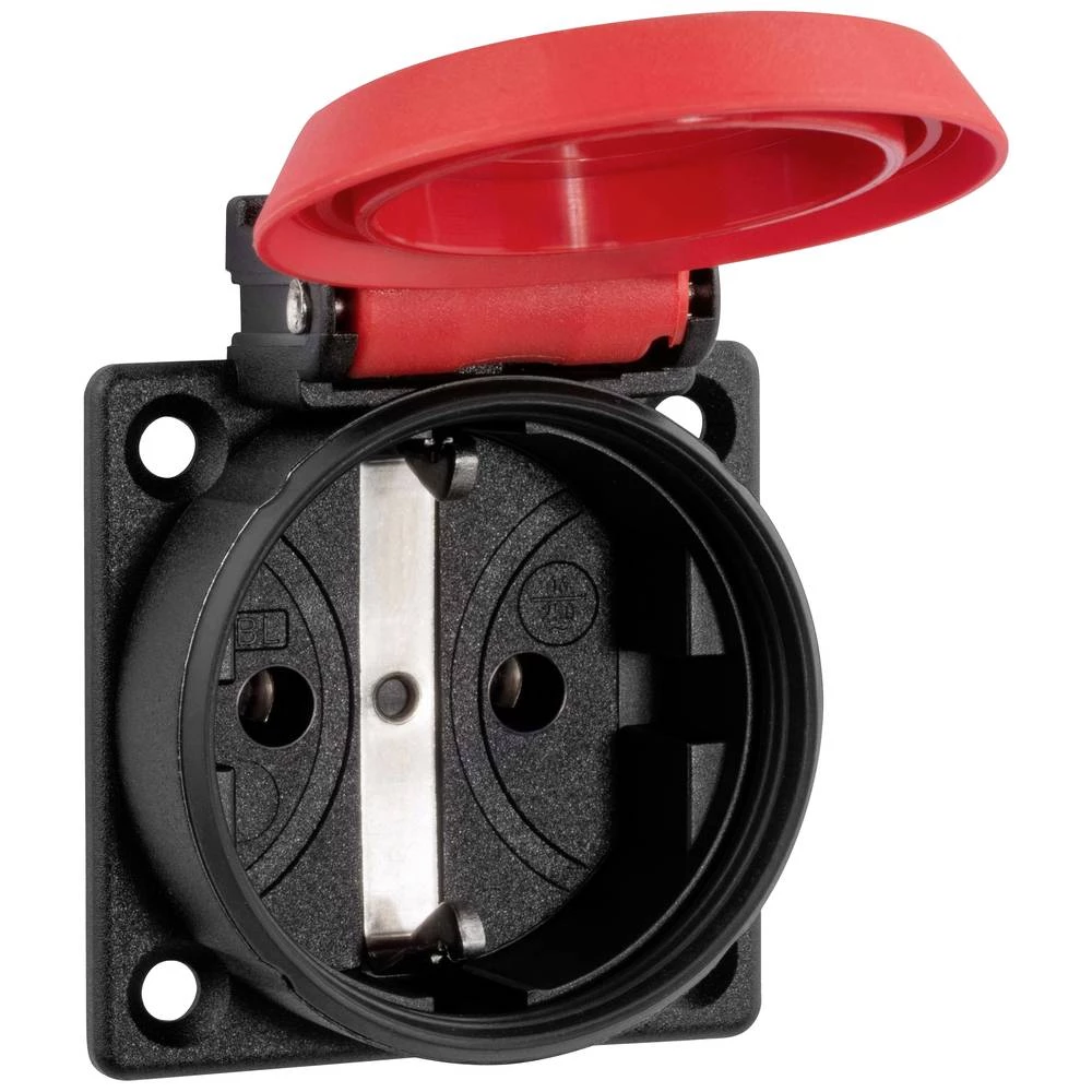 ABL Sursum 1561040 ugradbena utičnica IP54 crvena slika