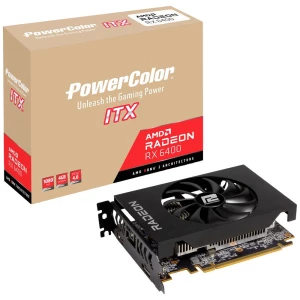 Powercolor grafička kartica AMD Radeon RX 6400 ITX 4 GB GDDR6-RAM PCIe  HDMI™, DisplayPort nisko profilna slika