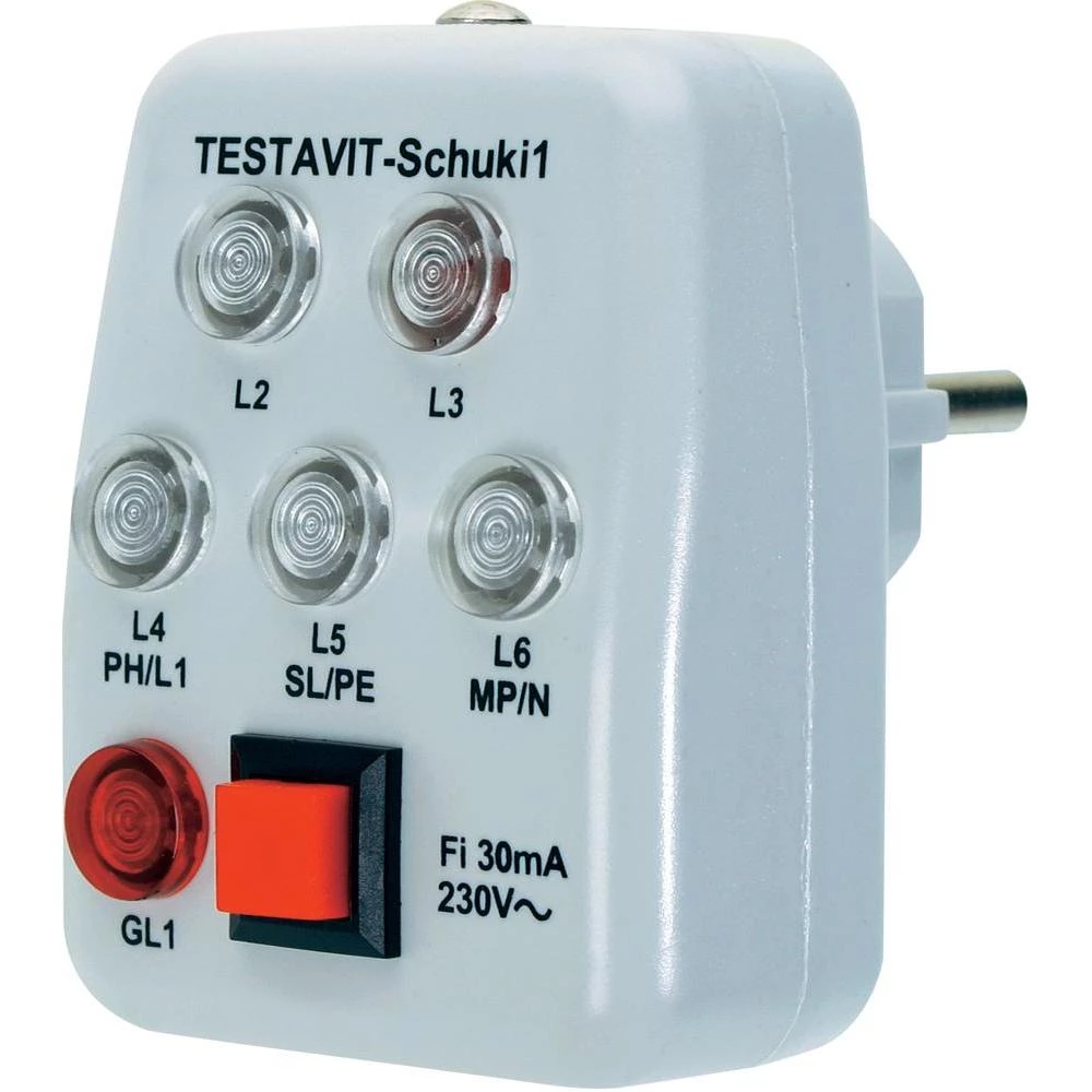 Ispitivač utičnica Testavit Schuki® 1 slika