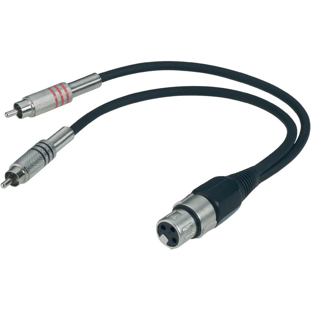 ADAPTERSKI kabal 2 x CINCH-M/1x XLR-F 60 CM slika