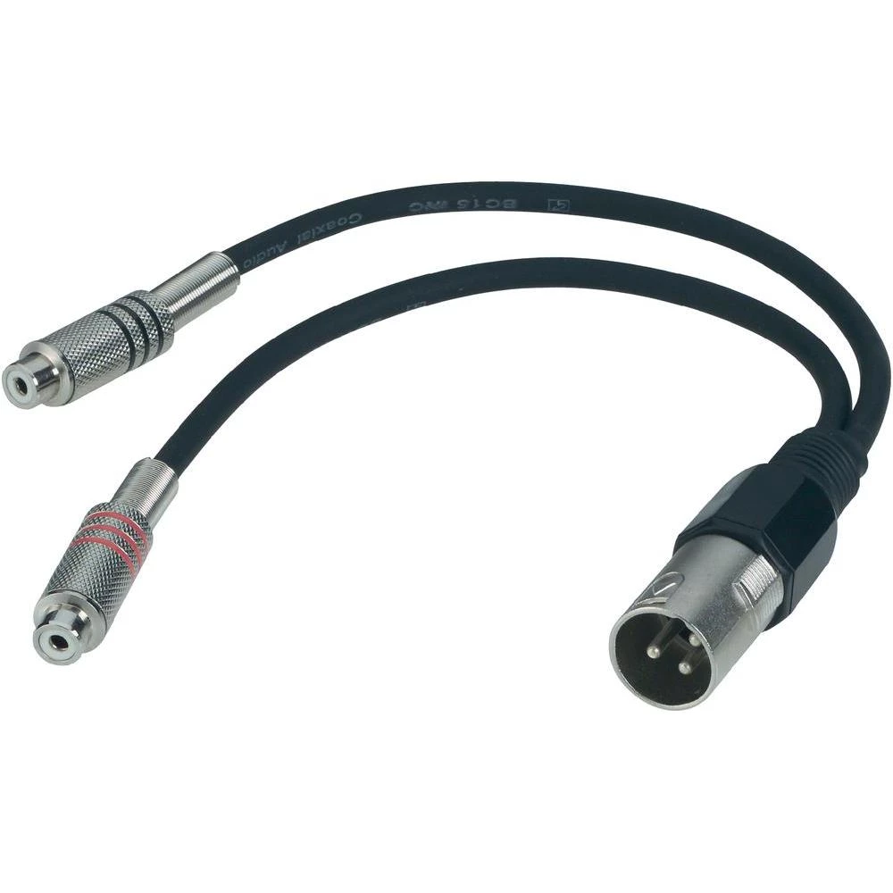ADAPTERSKI kabal 2 x CINCH/F -1 x XLR-M slika