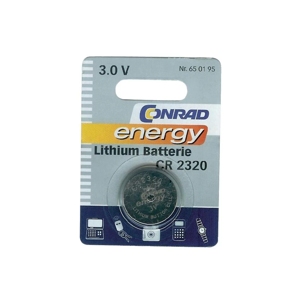 Litijumska dugmasta baterija Conrad energy CR 2320 slika