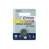 Litijumska dugmasta baterija Conrad energy CR 1620