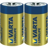 Alkalne mono baterije VARTA Longlife, komplet od 2 komada