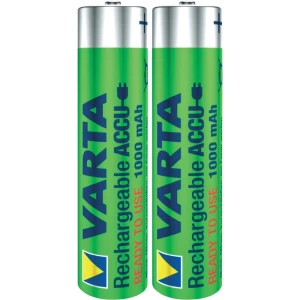 NiMH mikro akumulatori VARTA Professional od 1000 mAh, komplet od 2 komada slika