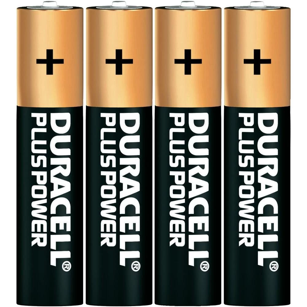 Alkalne mikro baterije DURACELL PLUS, komplet od 4 komada slika