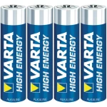 Komplet od 4 litijumske mikro baterije VARTA High Energy