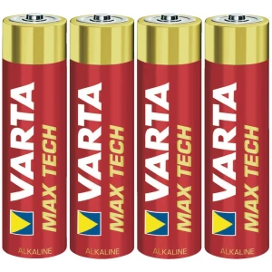 Komplet od 4 alkalne mikro baterije VARTA Max Tech slika