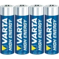 Komplet od 4 alkalne mignon baterije VARTA High Energy slika
