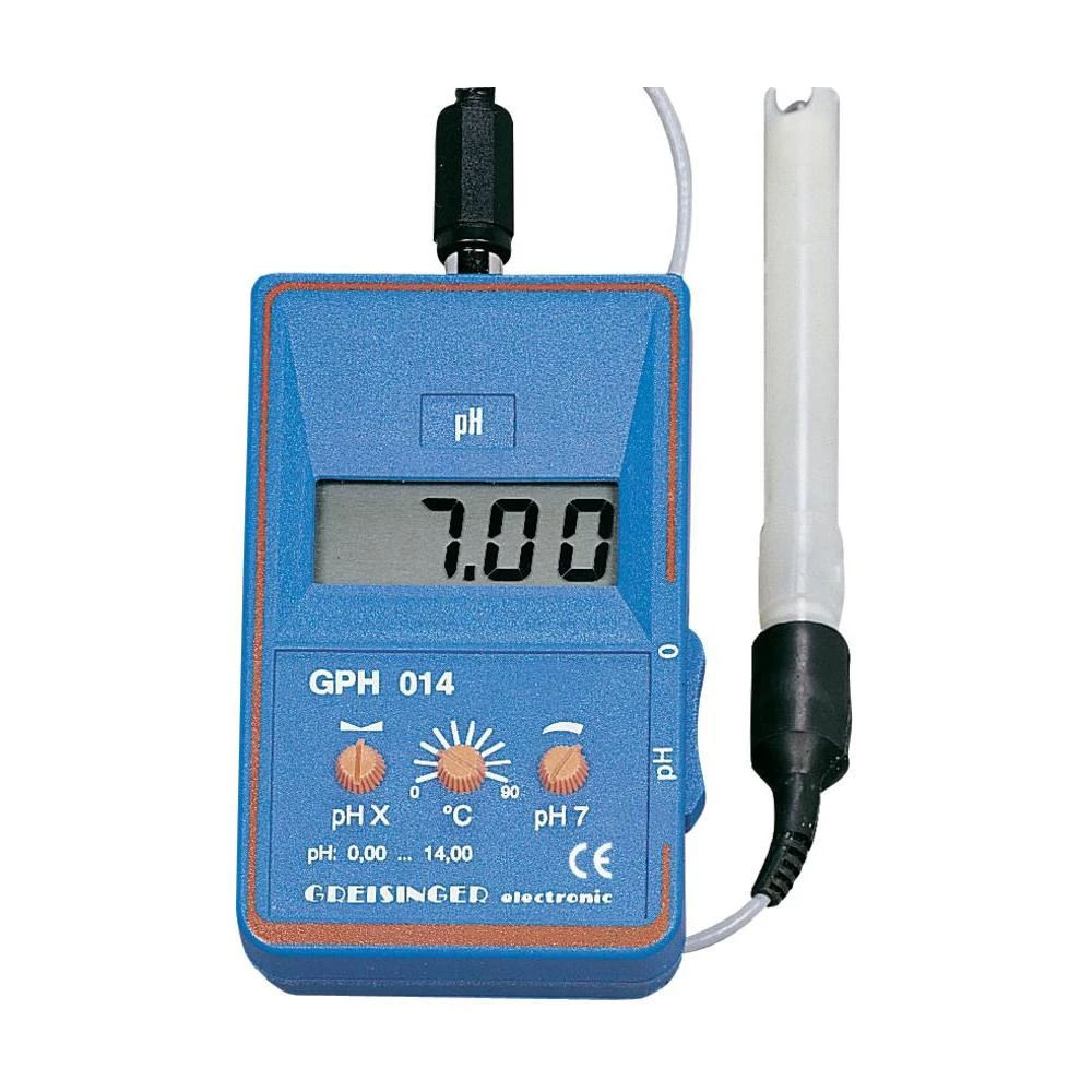 Greisinger GPH 014 Digitalni mjerač pH-vrijednosti GPH 014 -+0,02 pH/-+1 digit slika