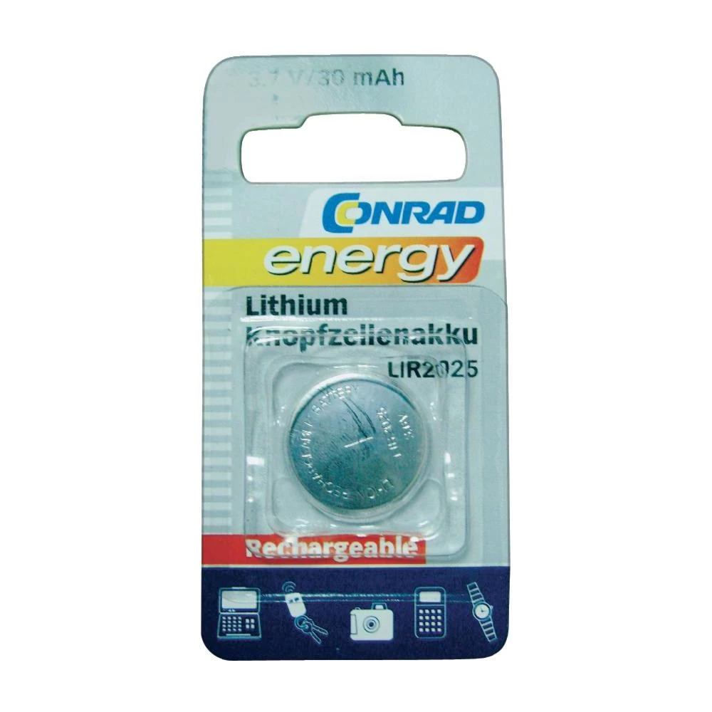Litijumski dugmasti akumulator LIR2025 slika